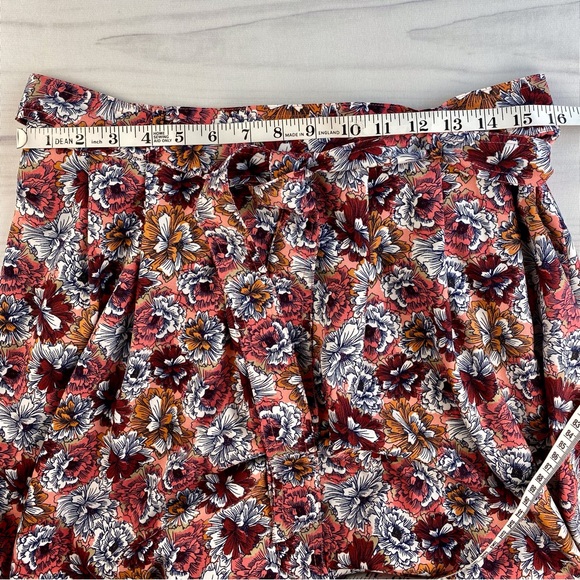 Banana Republic pleated floral skirt, women's size 10 - Picture 4 of 8